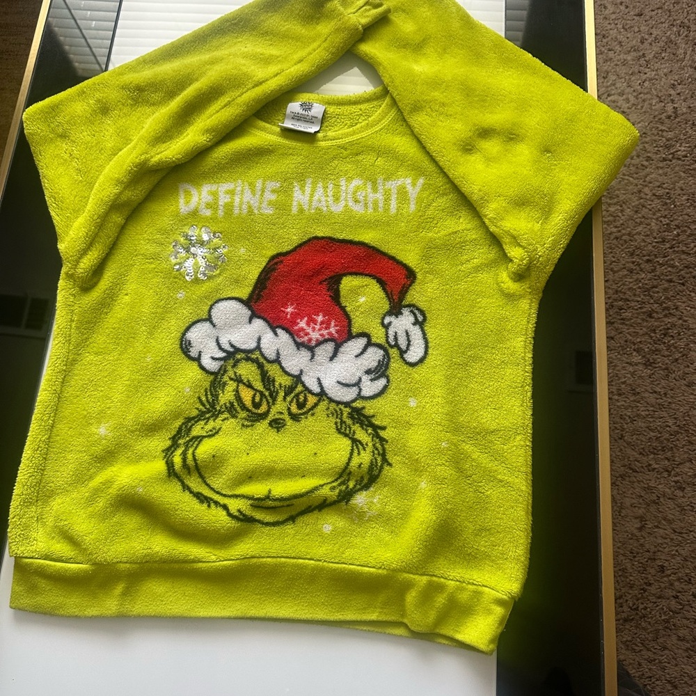 Kids Grinch Green Sweatshirt